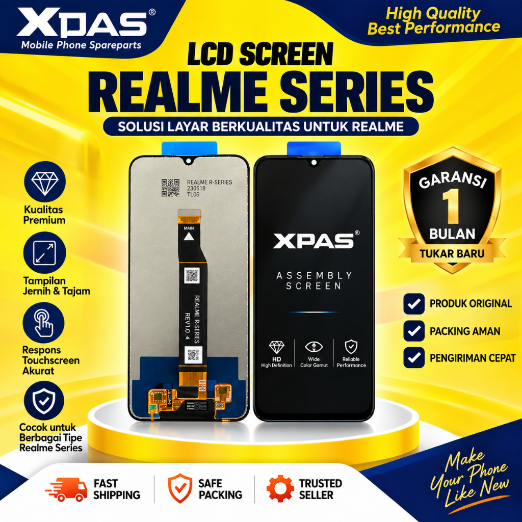 LCD REALME 7 Pro XPAS ORIGINAL