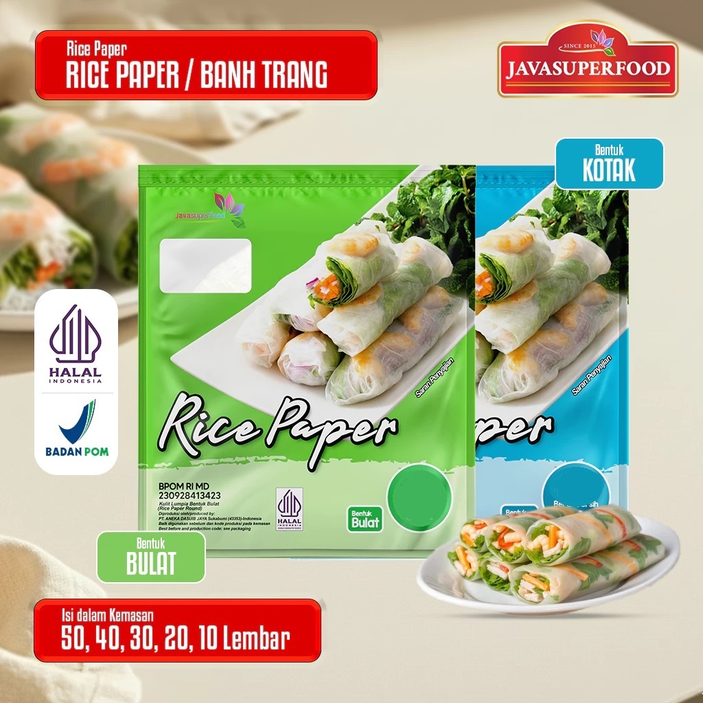 Rice Paper / Banh Trang High Quality Rice Paper 22cm / Kulit Lumpia Vietnam Rice Paper / rice roll s