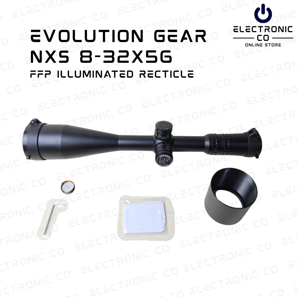 Evolution Gear NXS 8-32x56 Telescope FFP Illuminated recticle
