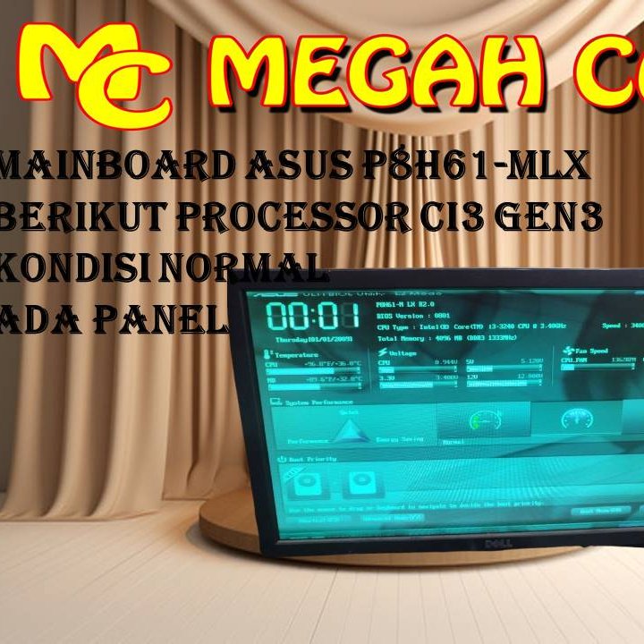 MAINBOARD ASUS P8H61-MLX