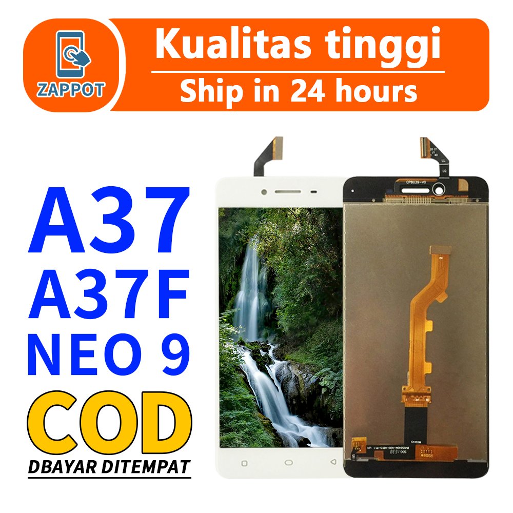 LCD FOR OPPO A37 / A37F / NEO 9 FULLSET TOUCHSCREEN - PUTIH