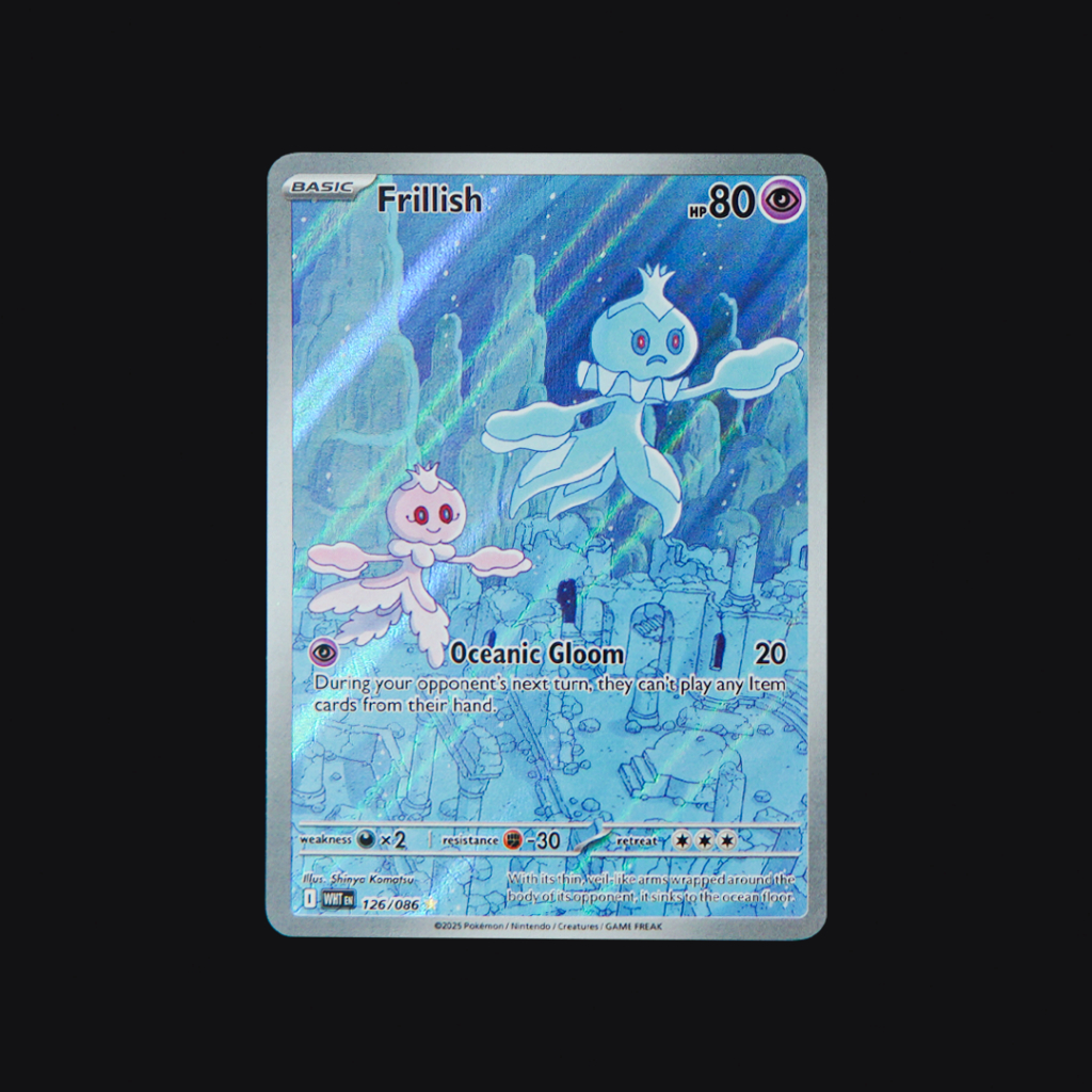 Frillish Illustration Rare White Flare 126/086