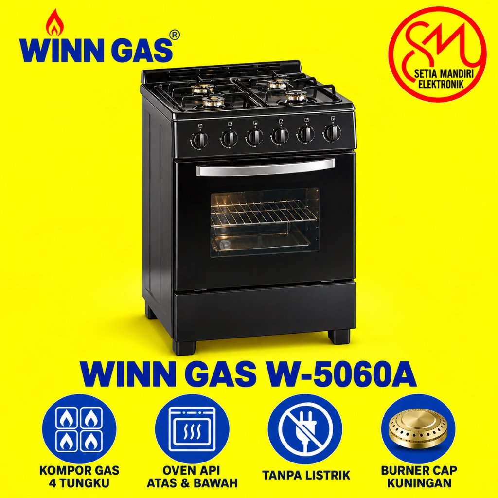 Winn W5060A Kompor Freestanding