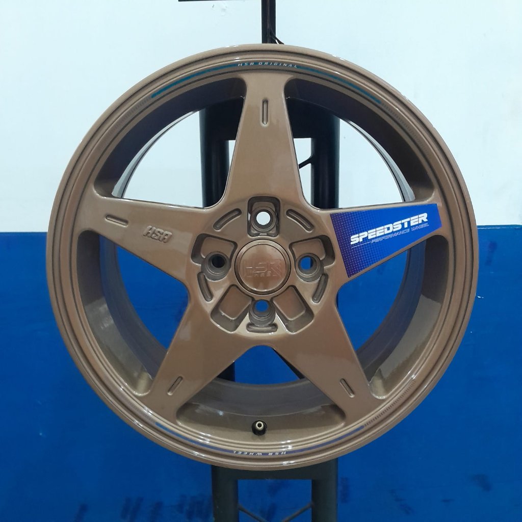 Velg Racing Mobil Ignis Ring 16 HSR SPEEDSTER R16X7 H4x100 Offset 42 Bronze