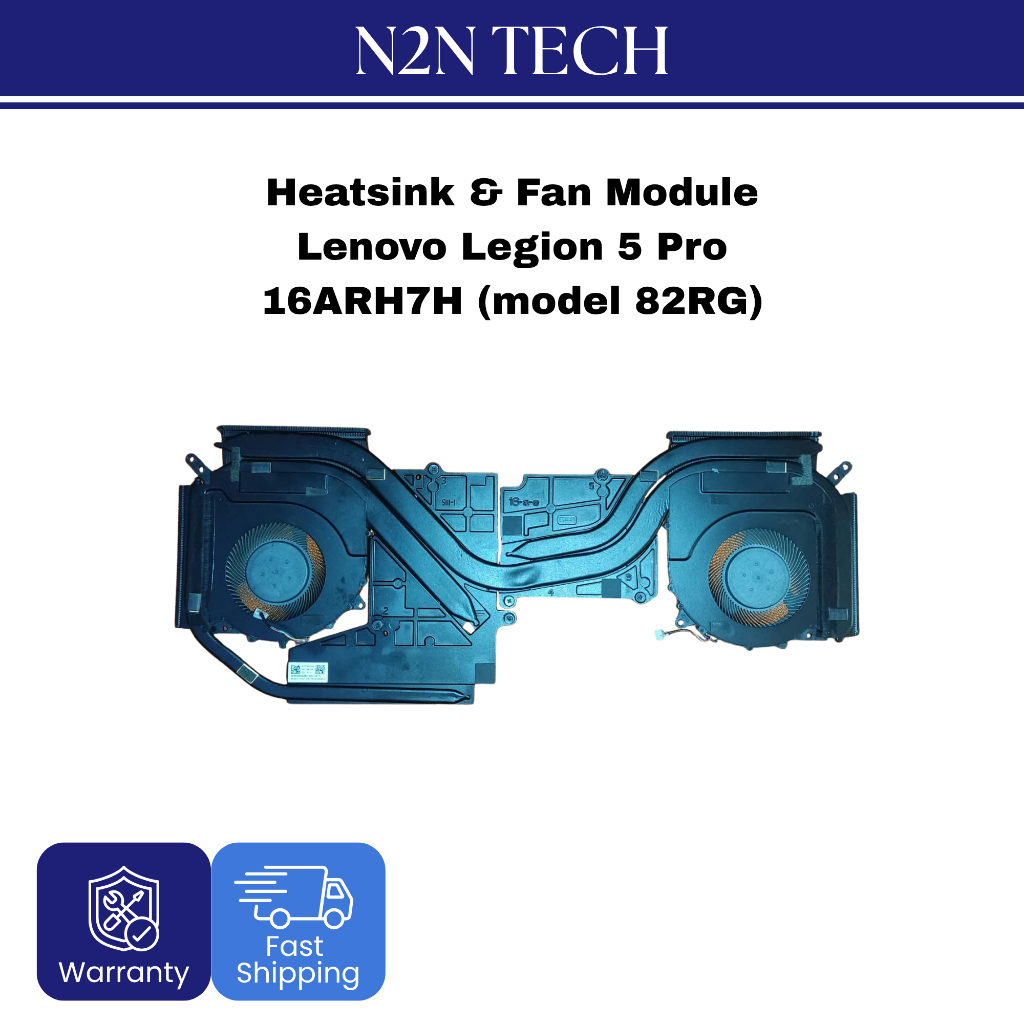 Heatsink & Fan Thermal Module Lenovo Legion 5 Pro 16ARH7H (model 82RG) Second Original