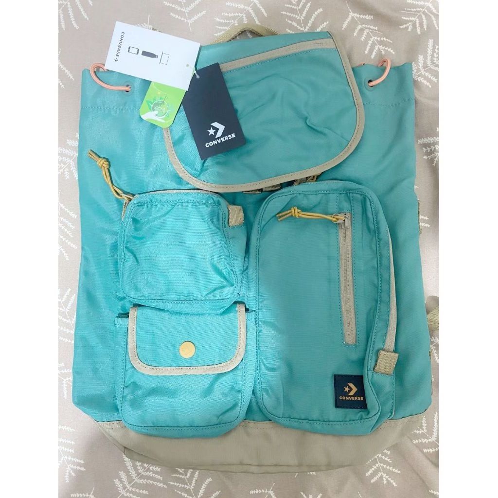 Ransel Converse Utility Rucksack Original BNWT Hijau Toska / Teal