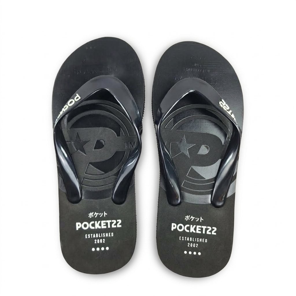 POCKET22 SENDAL MOTIF DEWASA - FFD 1288 RABITES MOTIF TERBARU SIMPLE DAN NYAMAN DIPAKAI