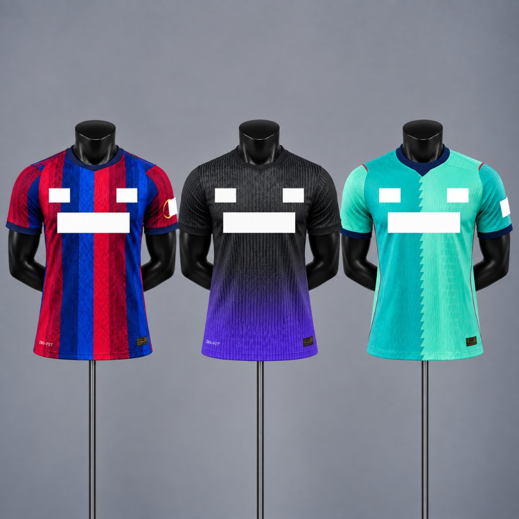 Jersey PI (Player Issue) Barca 26/27 - Home Away 3rd - Full Rubber - Jacquard