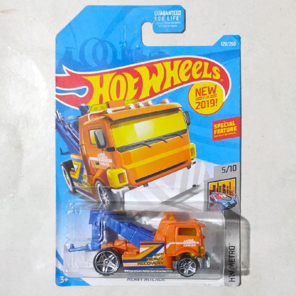 Hot Wheels Heavy Hitcher orange 2019 HW Metro Truk Derek Towing