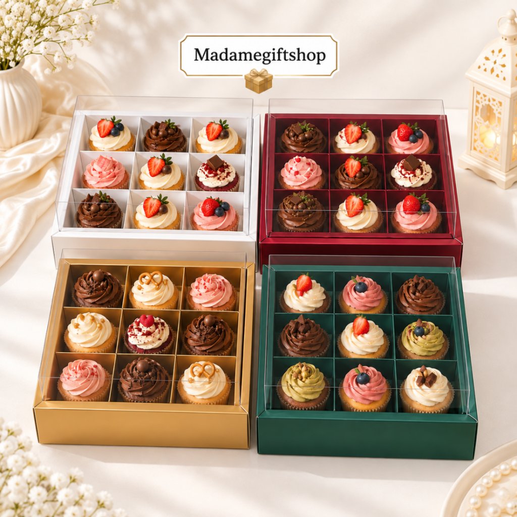 Box Marmer Cake Box Lapis Legit Mini Piekardus Natal Imlek Lebaran Kotak Puding Box Sekat 9 Premium