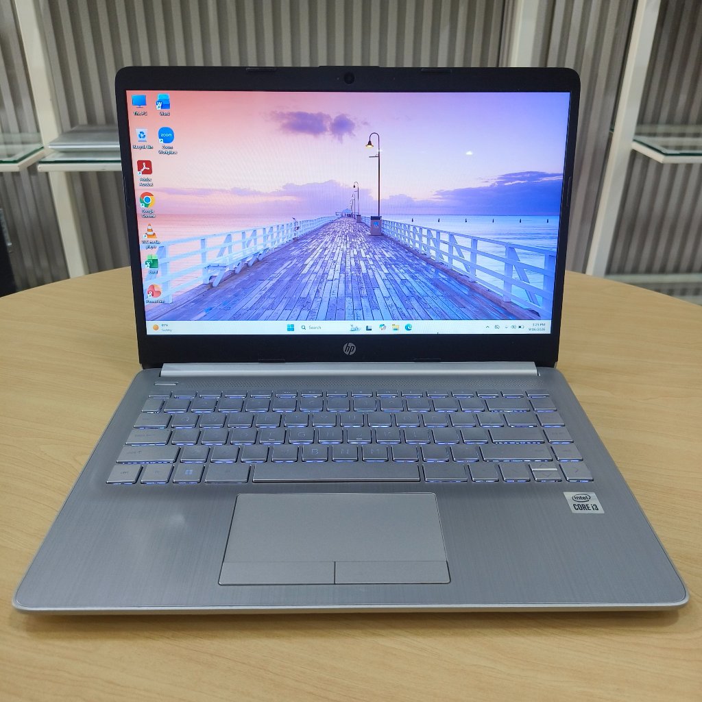 Laptop HP 14s Core i3-10110U i3 Gen 10 RAM 16GB 8GB SSD 512GB 256GB Siap Pakai