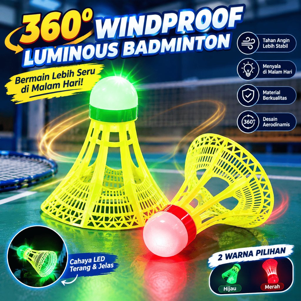 BBAK Kok Badminton / Kok Bulutangkis / Shuttlecock Bahan Nylon