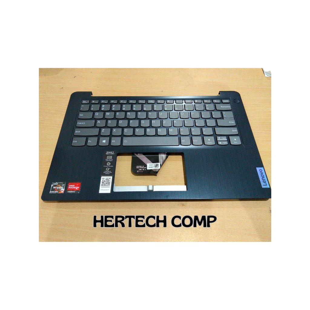 Keyboard Lenovo Ideapad 3 - 14ALC6 second original warna Biru ( RUSAK )