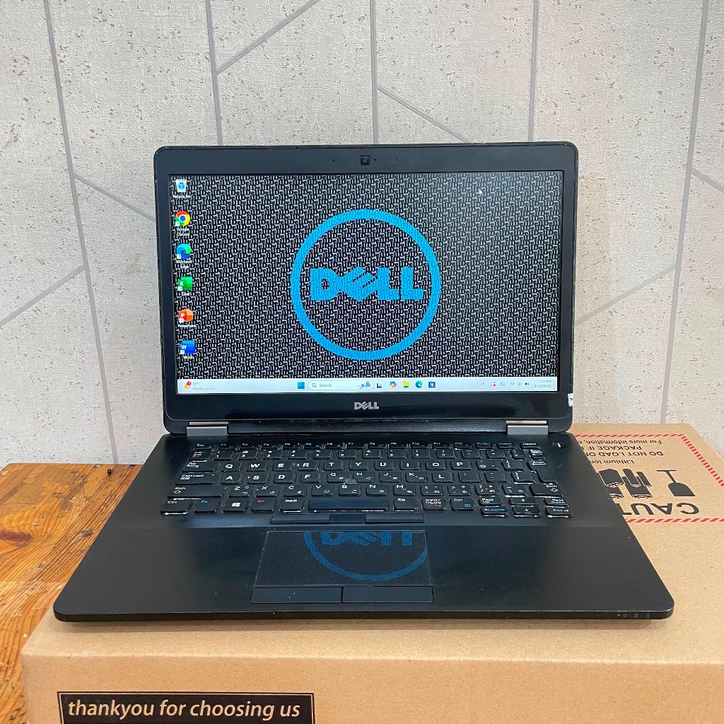 Dell Latitude E7470, Core i5-6300U, 8/128Gb, #Backlight, #IPS, Lengkap, Black