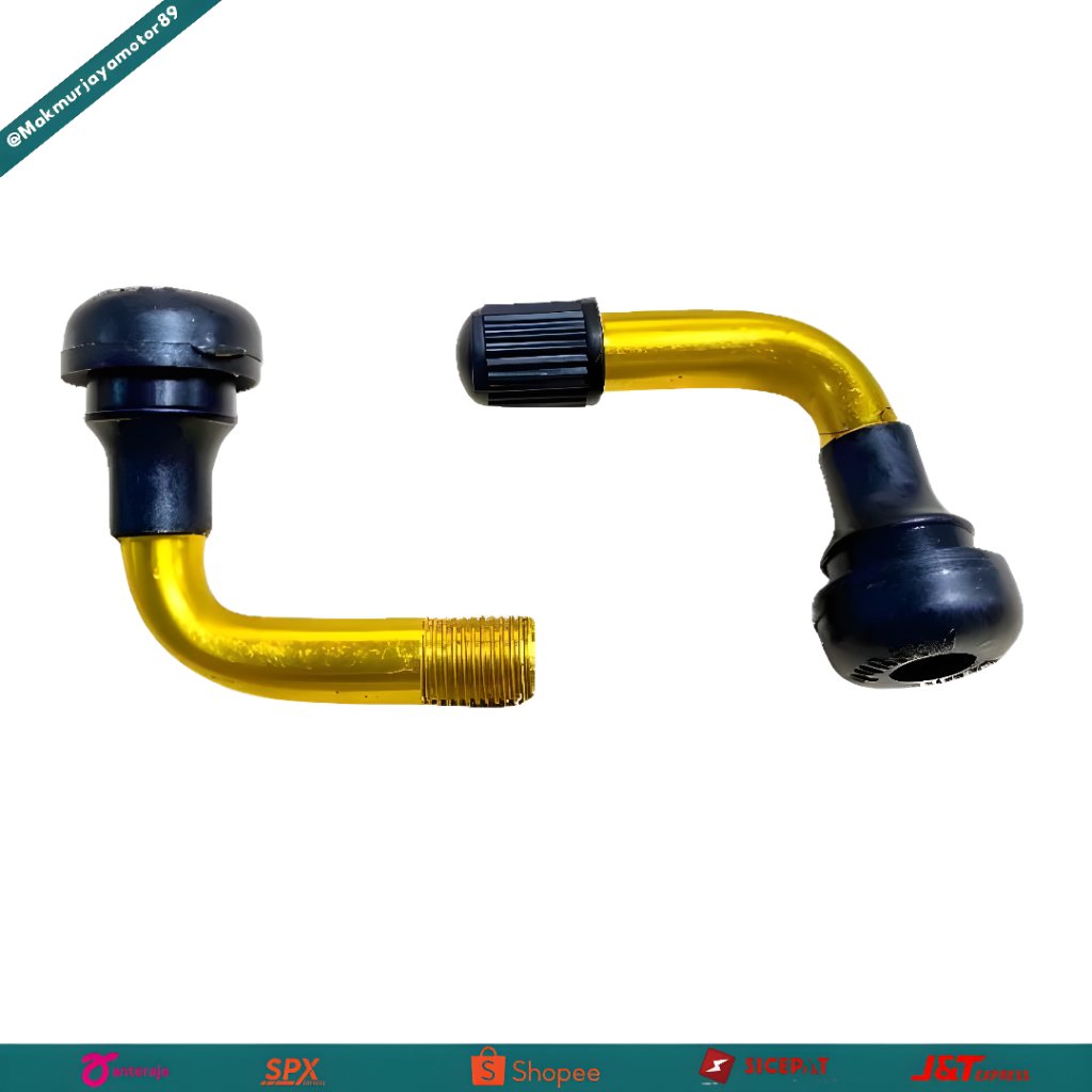 PENTIL TUBELESS KARET BENGKOK - PVR 50 || SEPEDA LISTRIK SELIS & SCOOTER