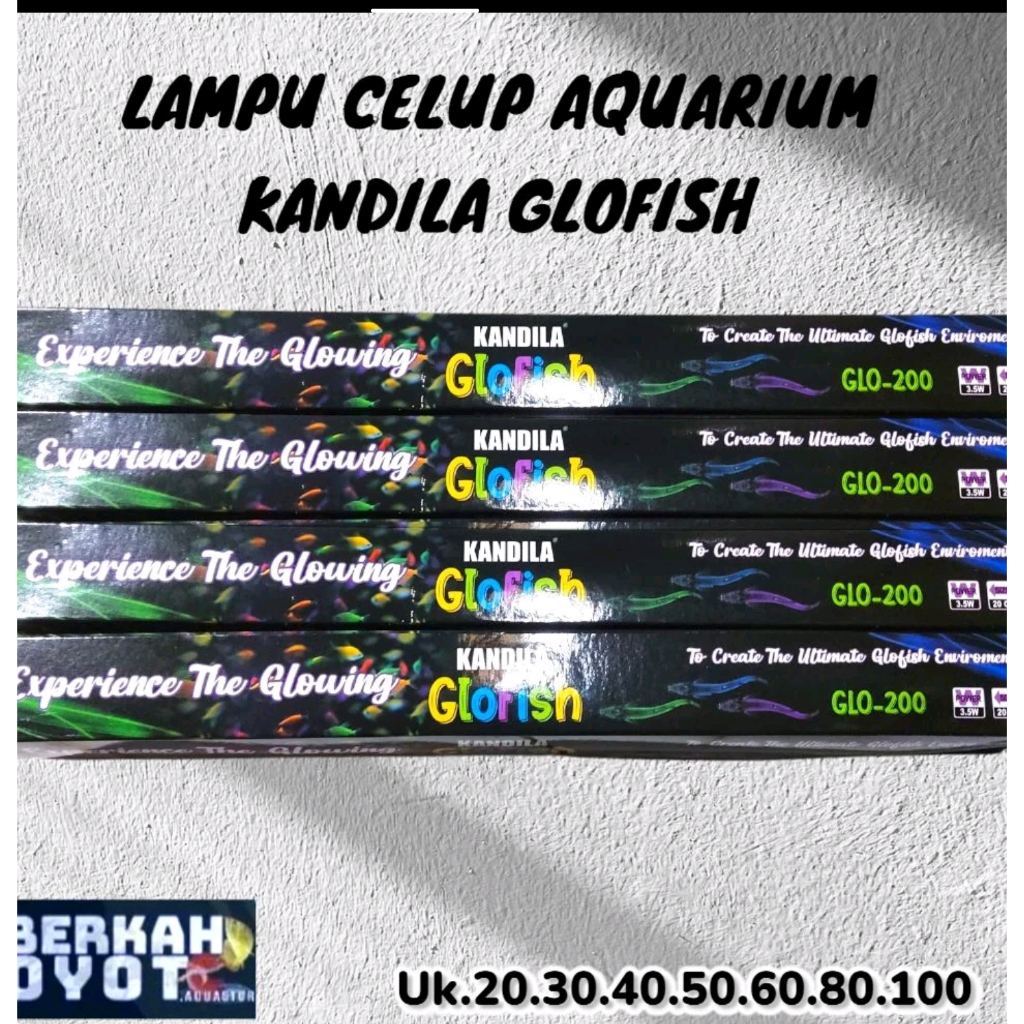 LAMPU KANDILA GLOWFISH KHUSUS IKAN GLOWFISH