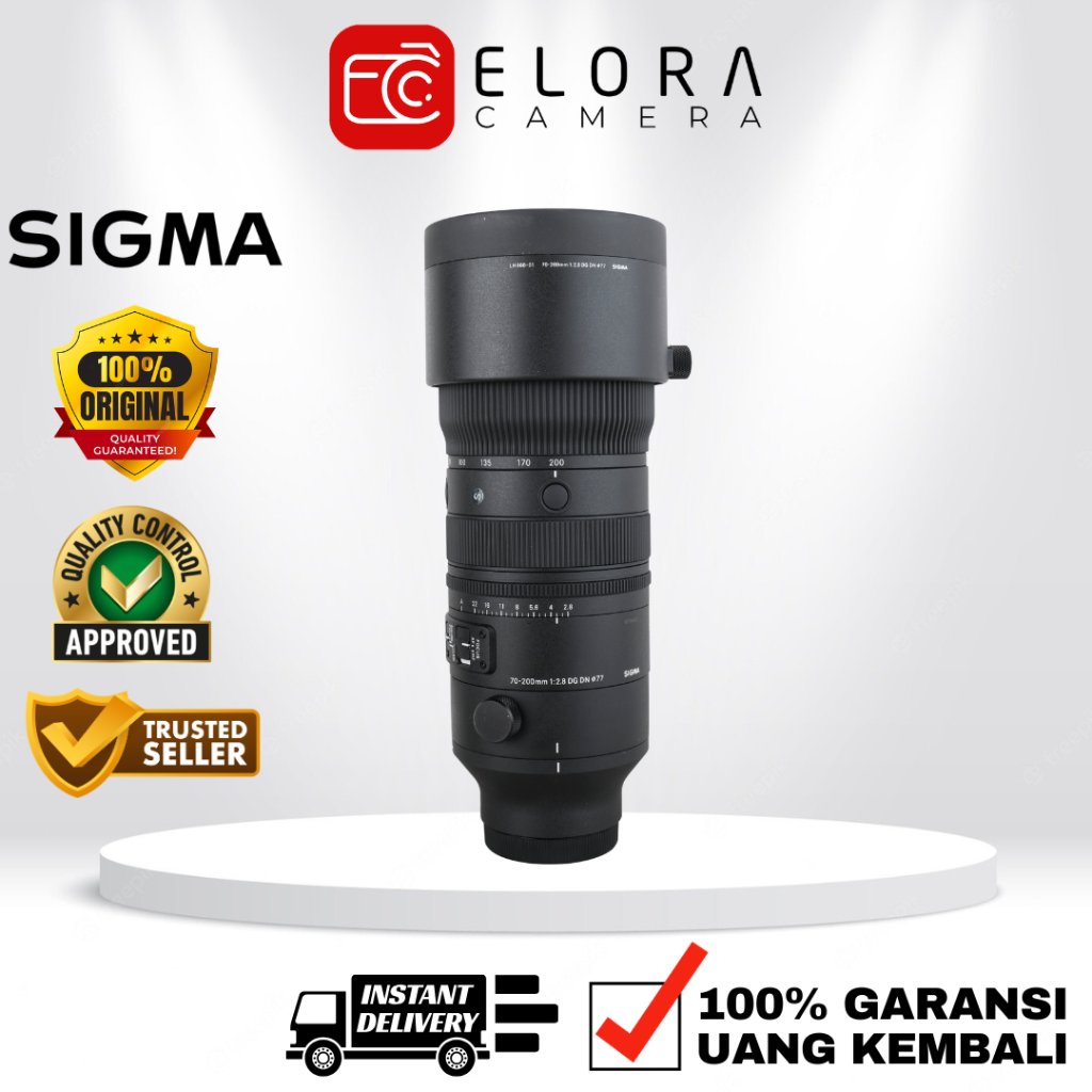 Sigma 70-200mm F2.8 DG DN For Sony / Lensa Sigma 70-200 mm F 2.8 DG DN For E-mount