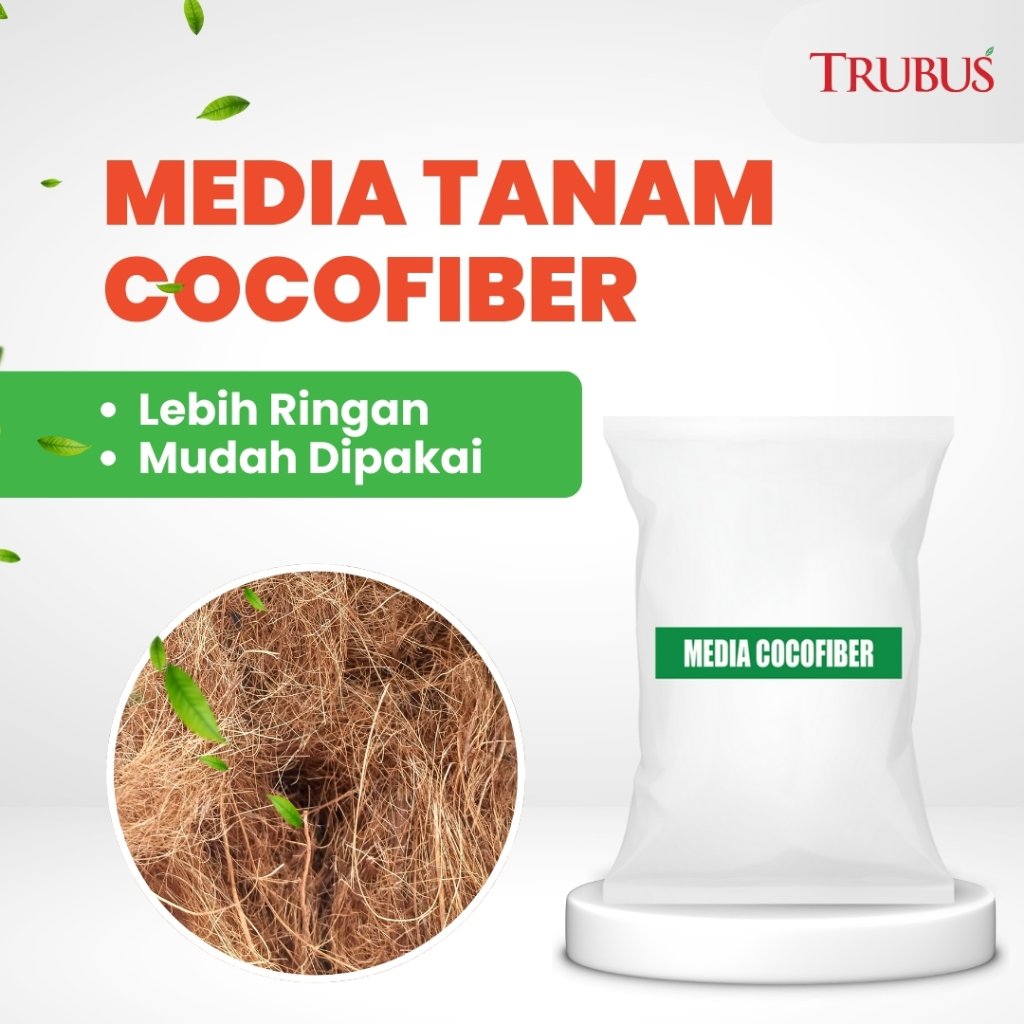 TRUBUS - cocofiber serat sabut kelapa media tanam alami untuk anggrek tanaman hias hidroponik vertic