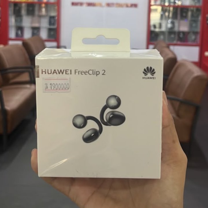 (HANDPHONE SECOND) HUAWEI EARPHONE FREECLIP 2 BLACK - TIDAK GARANSI