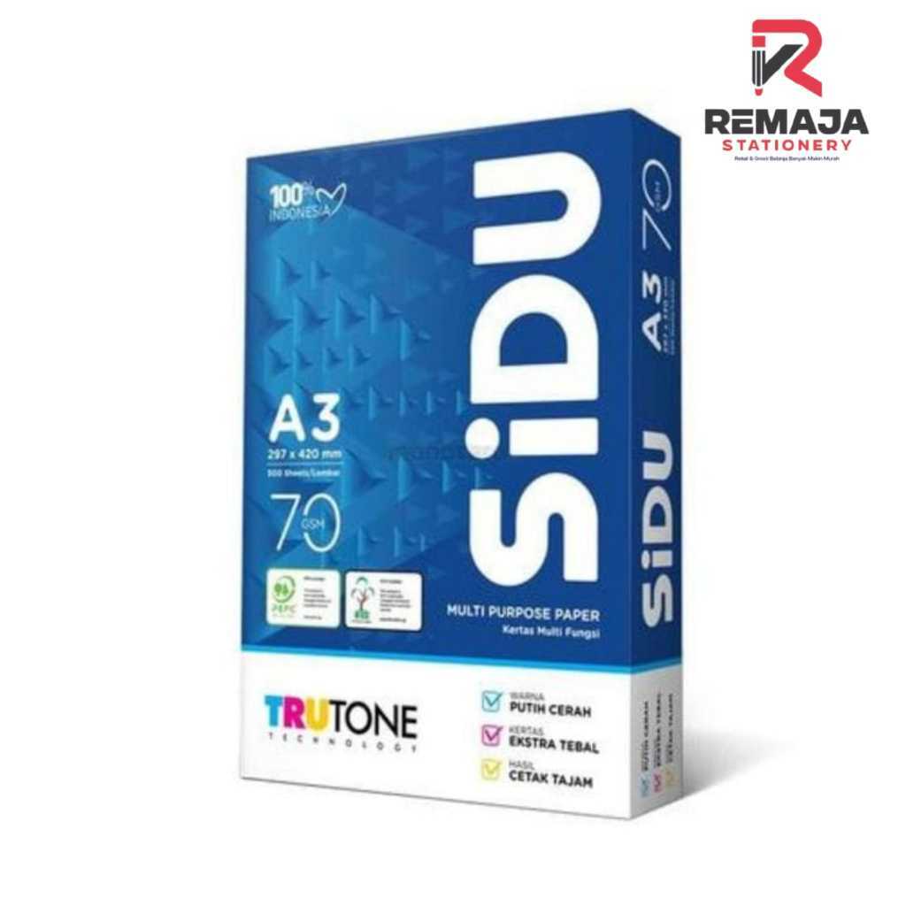 Kertas HVS Sidu A3 70gr