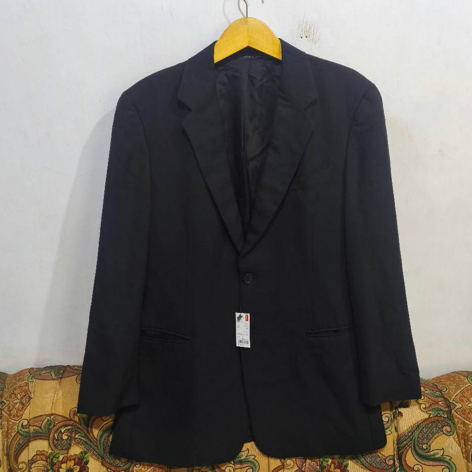ARMANI -  Elegant Slimfit Blazer - Black size L [Jas Hitam EMPORIO ARMANI ITALY]