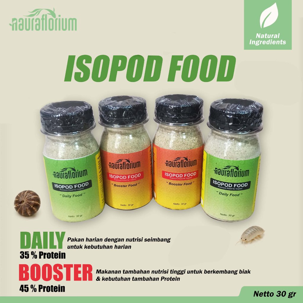 Pelet Isopod 30g Pakan Isopod Food Makanan Isopod Daily Booster Premium