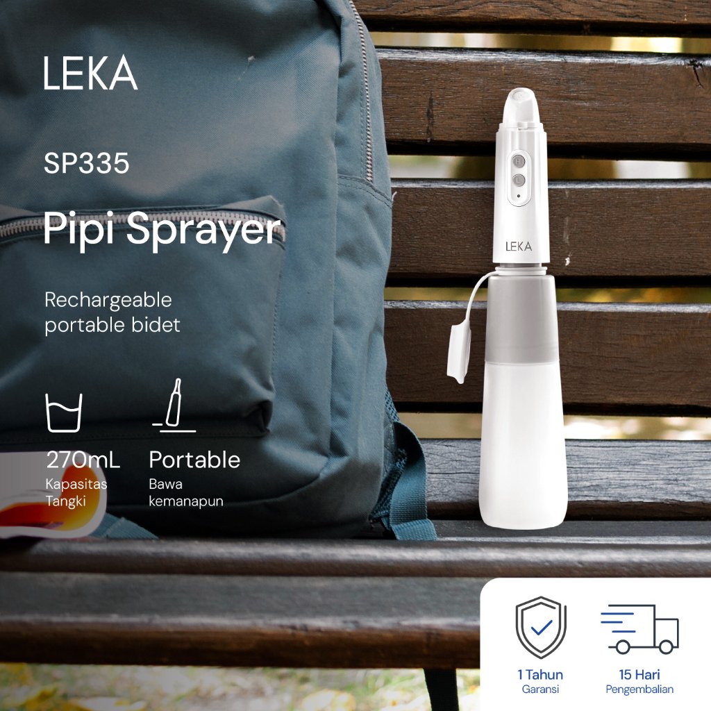 LEKA - SP335 Pipi Sprayer - Bidet Portable Toilet Rechargeable