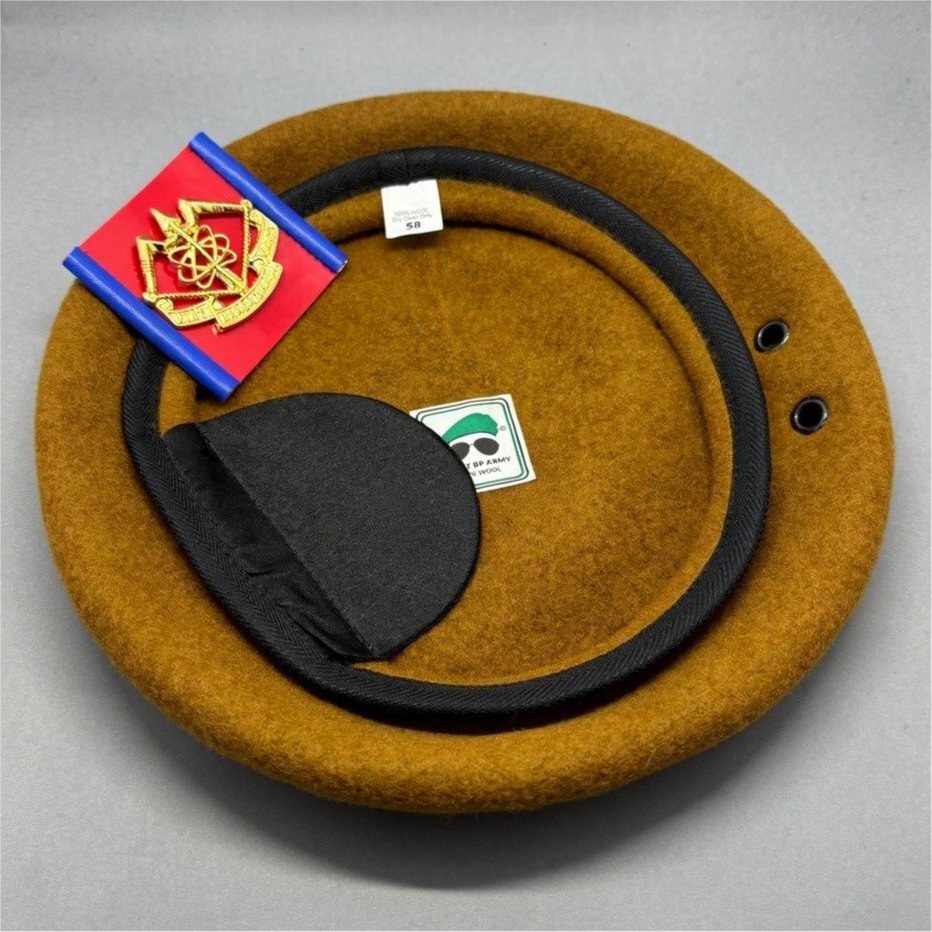 Baret Kacamata Arhanud Satu Set dengan Emblem / Baret Arhanud