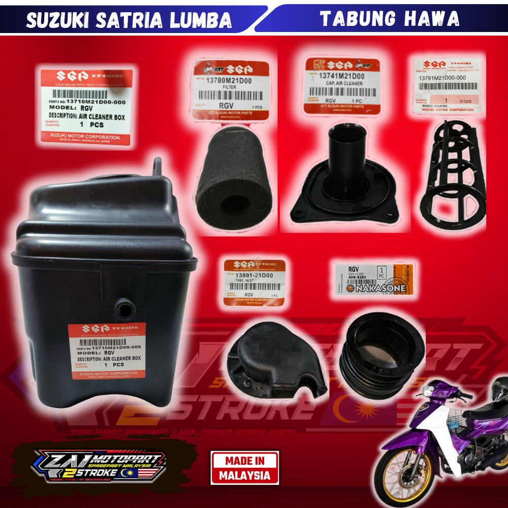 Isi Dalaman Isian Box Filter Isi Tabung Hawa Suzuki Satria Hiu Satria Lumba 6 Speed Lumba 5 Speed