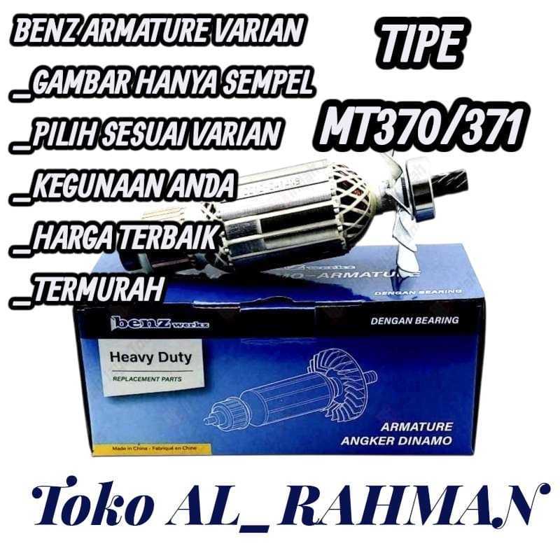 BENZ Armature PROFIL Maktec MT370/371 Angker Dinamo Mesin Trimer Router Profil Maktec