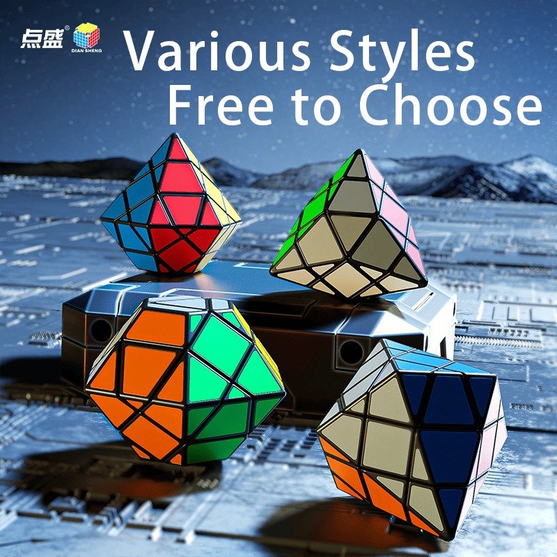 Magic Cube Diansheng Galaxy Cluster Classic Puzzle 3x3 Shape Mod - UFO / Diamond / SJZ / Hexagonal P
