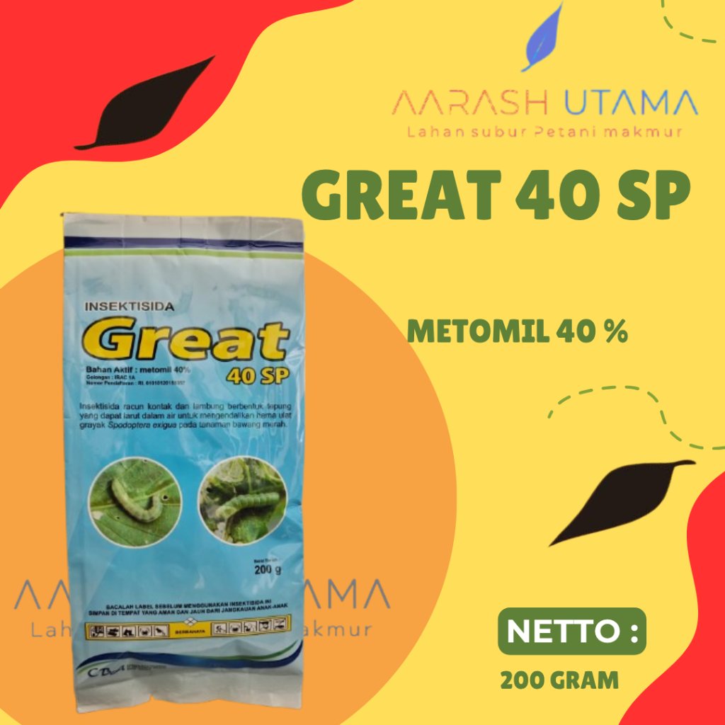 Great 40 SP 200 gram Pembasmi Ulat dan Kutu Kebul