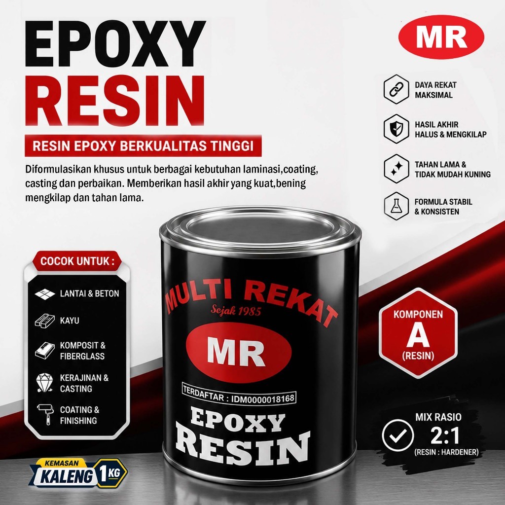 RESIN Lem Epoxy MR 1kg