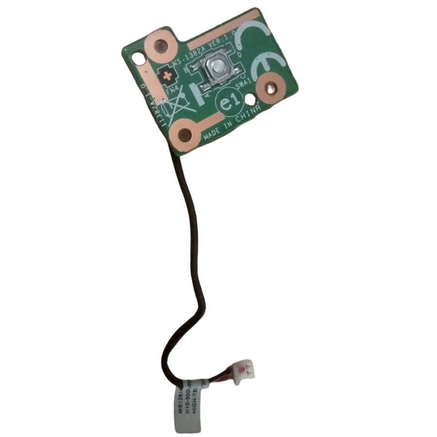 MS-1382A Ver 1.0  Papan Tombol Daya (Power Button Board) NEC VersaPro UltraLite (Tipe VB VK17H/BB-E)