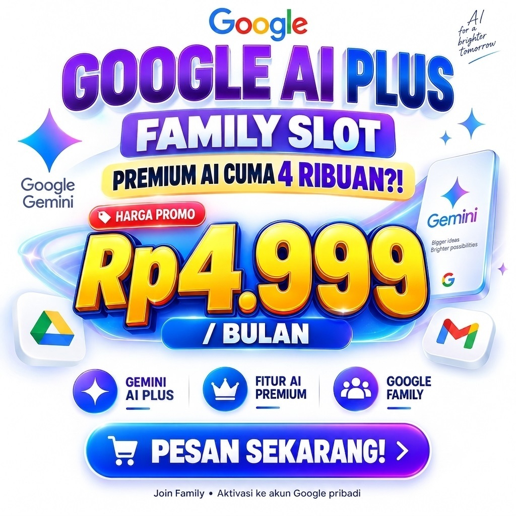 Google Gemini AI plus 1 bulan | Gemini plus premium | Google AI Plus | Veo | Family