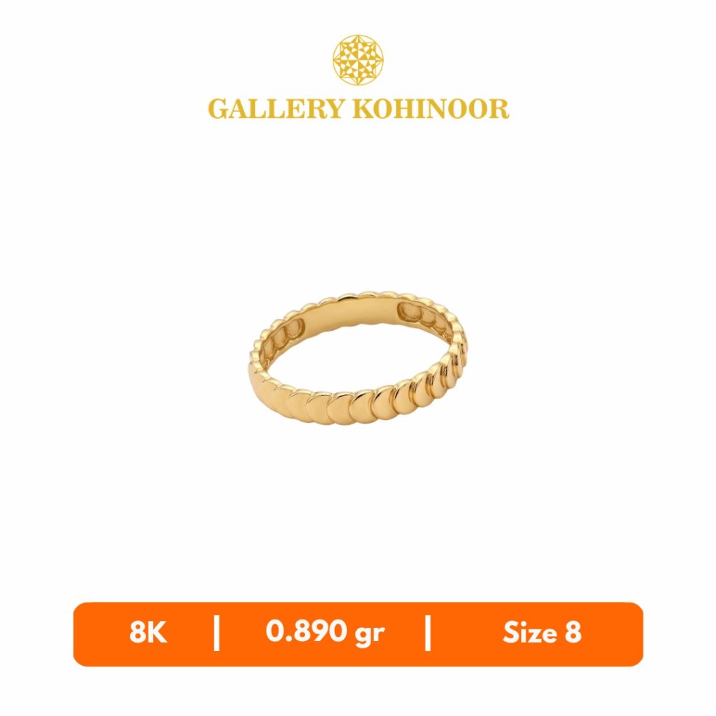 GALLERY KOHINOOR CINCIN MOTIF 0.89 gram 8K 94115