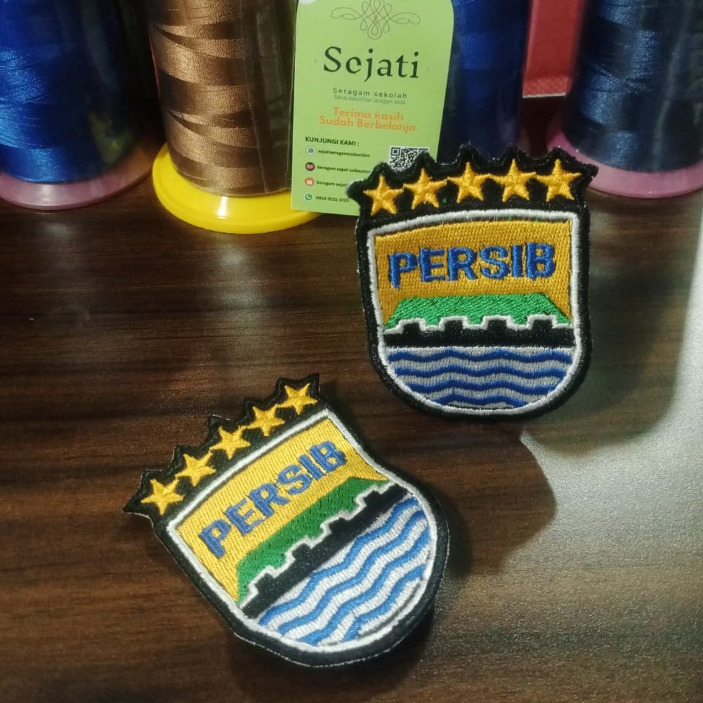 Patch Bordir Logo PERSIB Seragam Sejati Collection