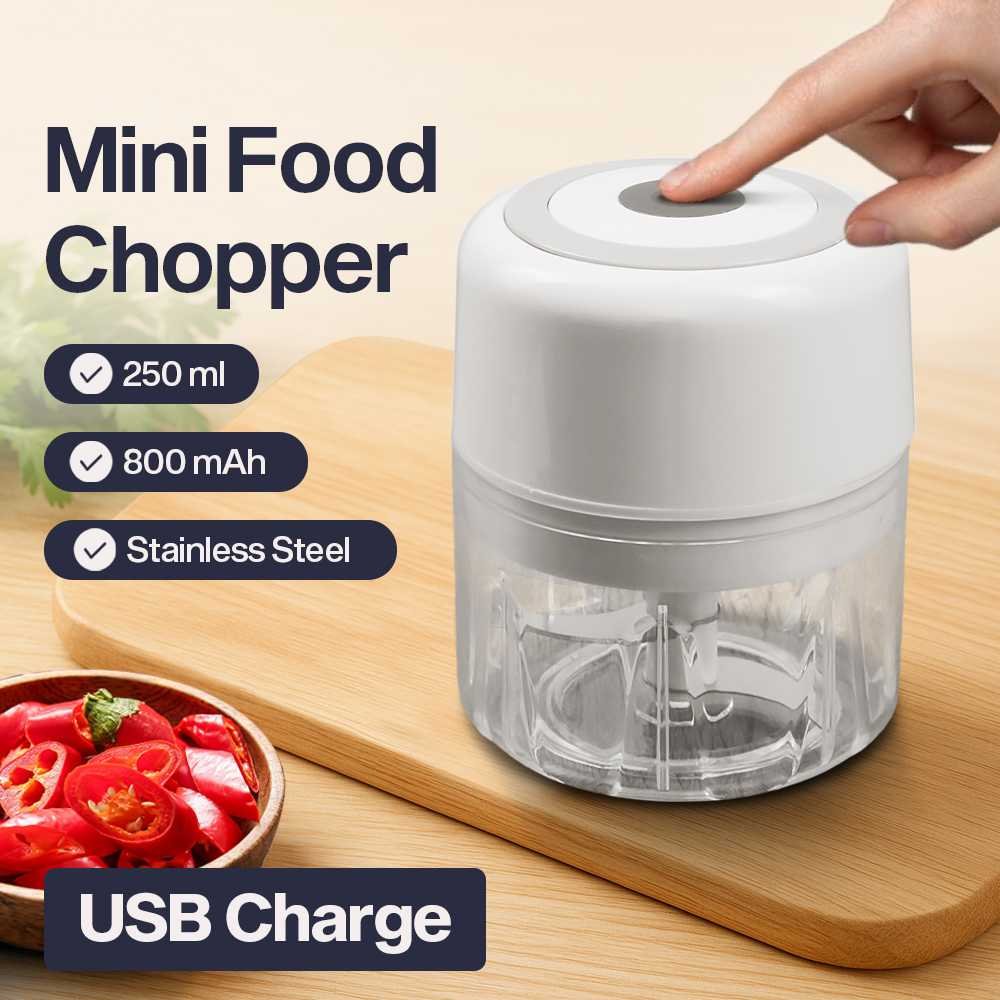 Chopper Coper Daging Bumbu Kaca 250 ml Blender Mini