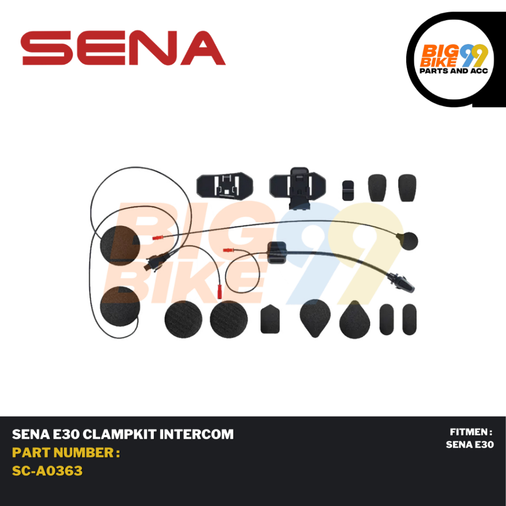 SENA E30 INTERCOM CLAMP KIT ORIGINAL SENA