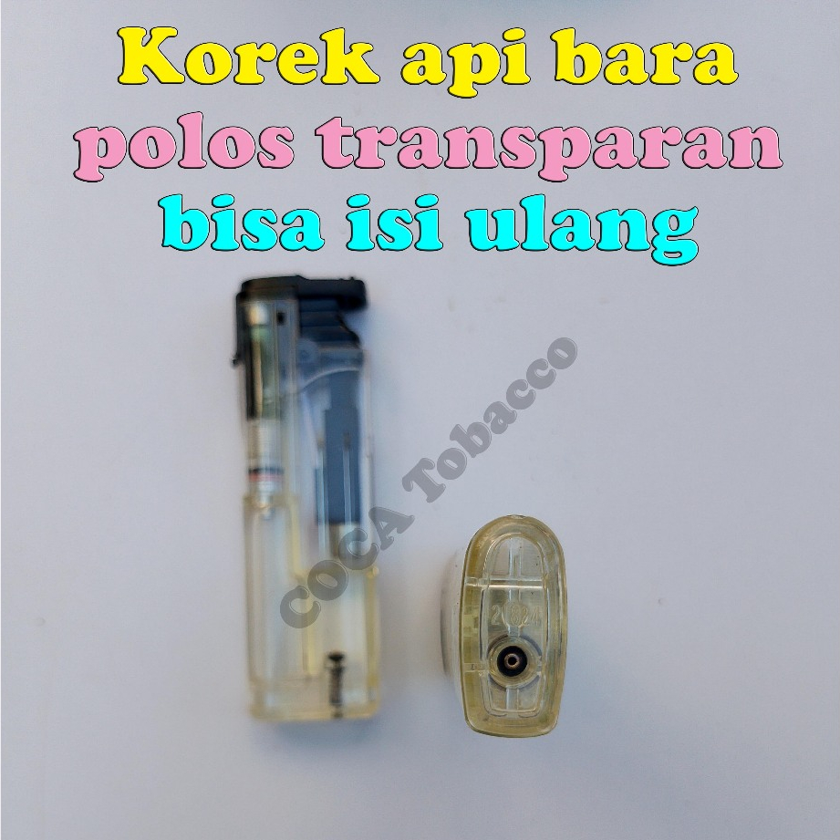 Korek api bara (isi ulang) dan Korek api elektrik (USB rechargeable)