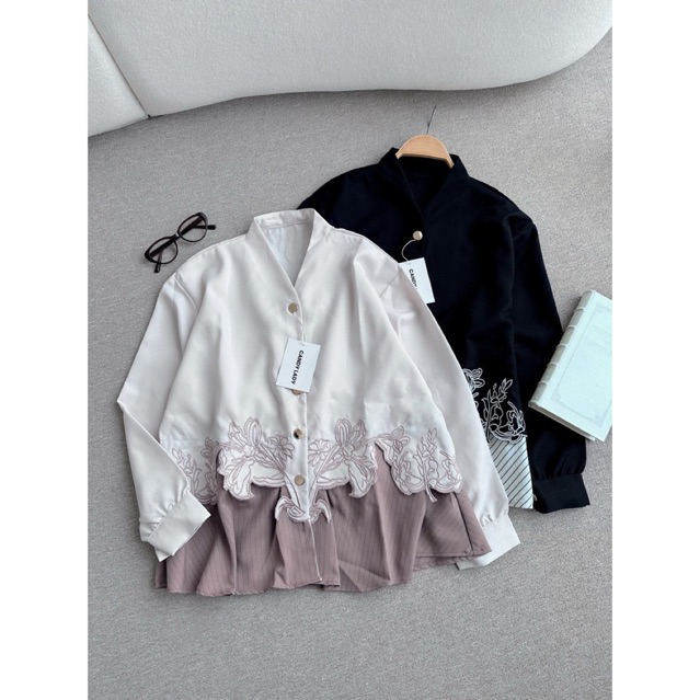 CANDY LADY Baiva Embroidery Blouse / Atasan Bordir Wanita Terbaru