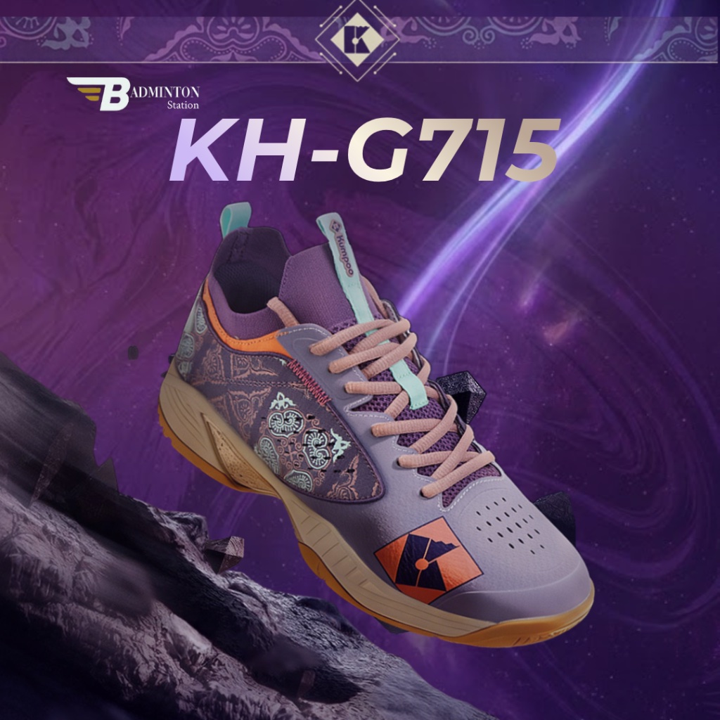 SEPATU BADMINTON KUMPOO KH-G715 / ORIGINAL KUMPOO KH G715 BADMINTON SHOES