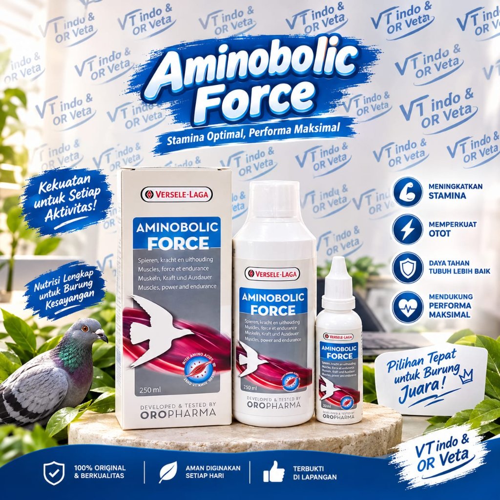 VERSELE LAGA AMINOBOLIC FORCE (20ml repack) MERPATI MUSCLE ENGERY PERFORMA