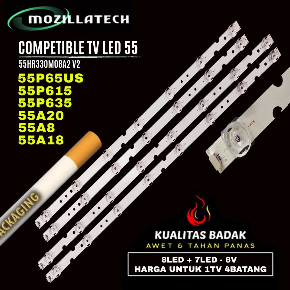 BACKLIGHT TV TCL 55 L55P65US 55P65US L55P615 L55P725 L55P635 55A20 55A8 55A18 55HR330M08A2 V2
