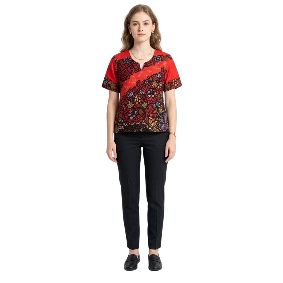 Defect Sale Vestiti Lombok Blouse Batik