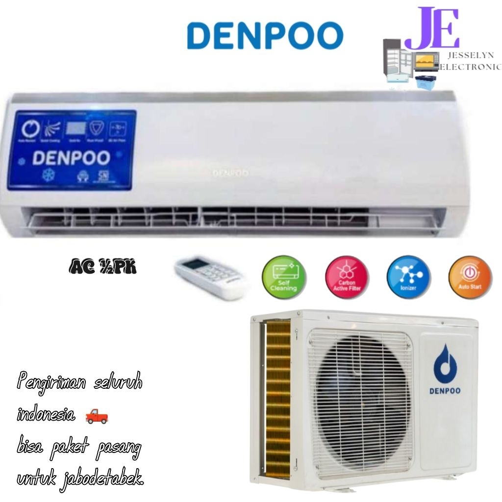 AC DENPOO DDS-05CTL 5000 BTU 385 WATT 1/2 PK