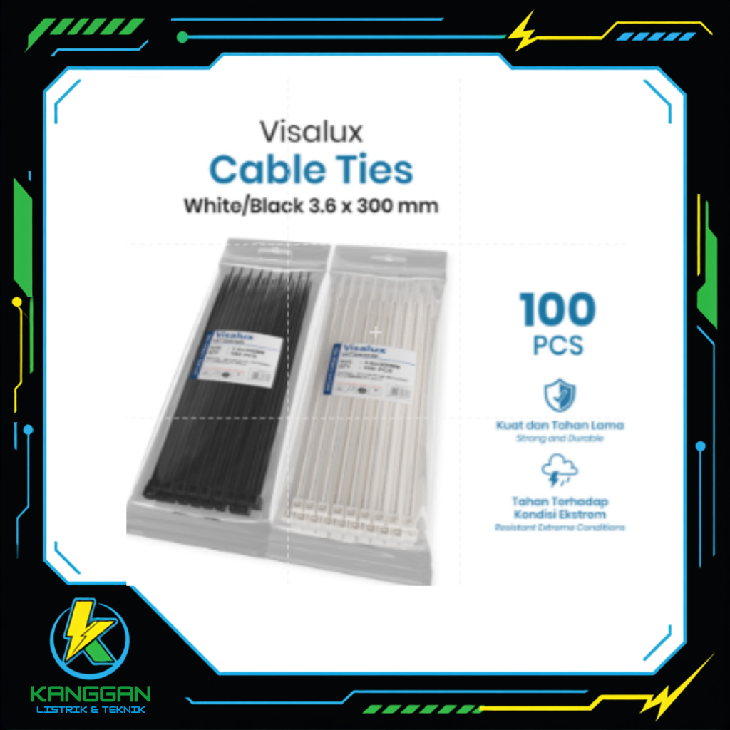 Kabel Ties 3.6 x 300 mm Visalux / Cable Ties Visalux