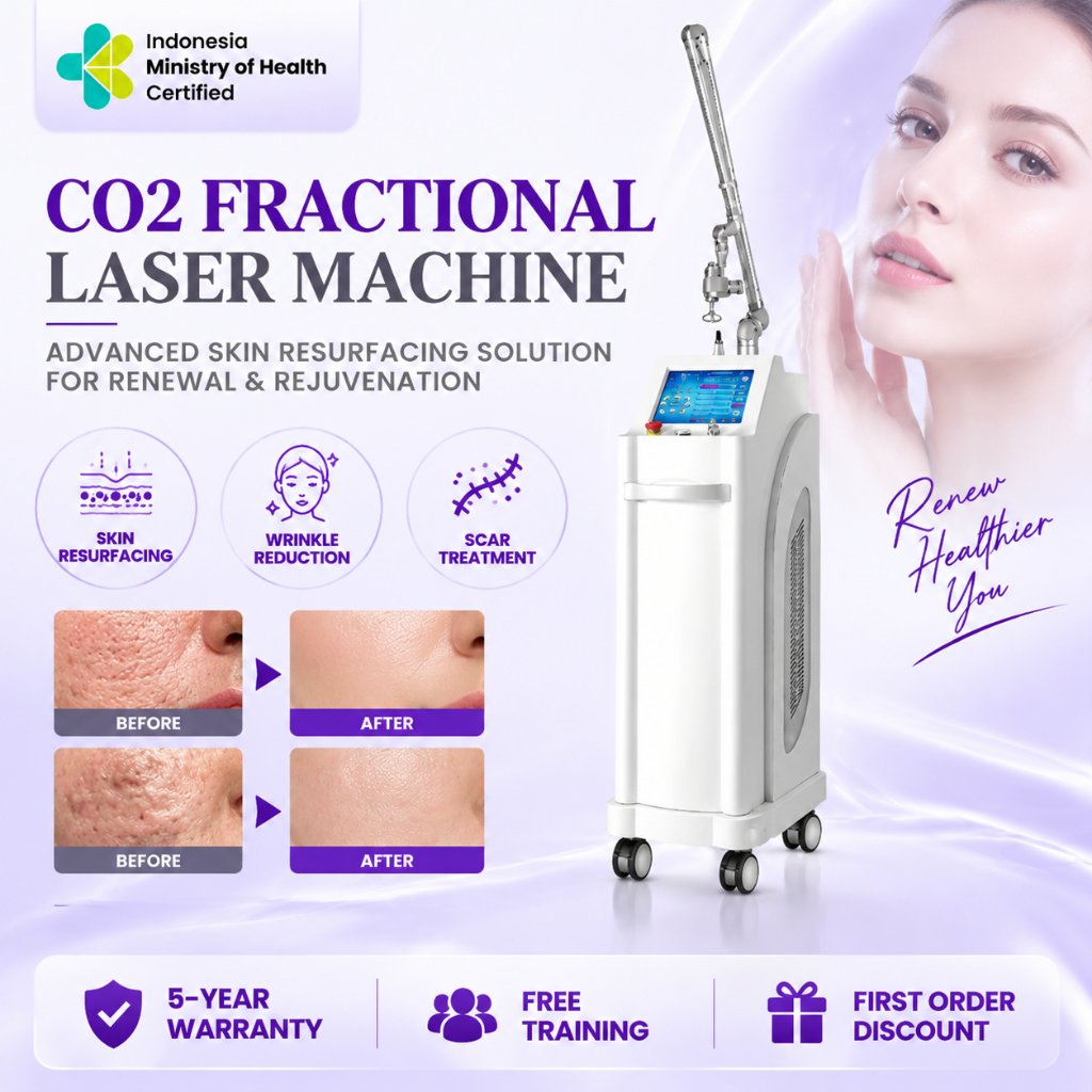 Fractional CO2 Laser 4D co2 laser stretch mark penghilang bekas luka laser bekas jerawat laser scar