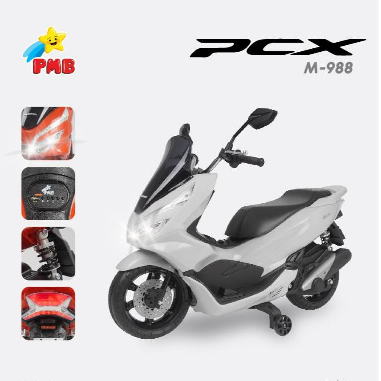 Motor Aki Pcx Pmb M-988 Mainan Motor Aki Anak PCX PMB M988 Motoran Aki Pcx