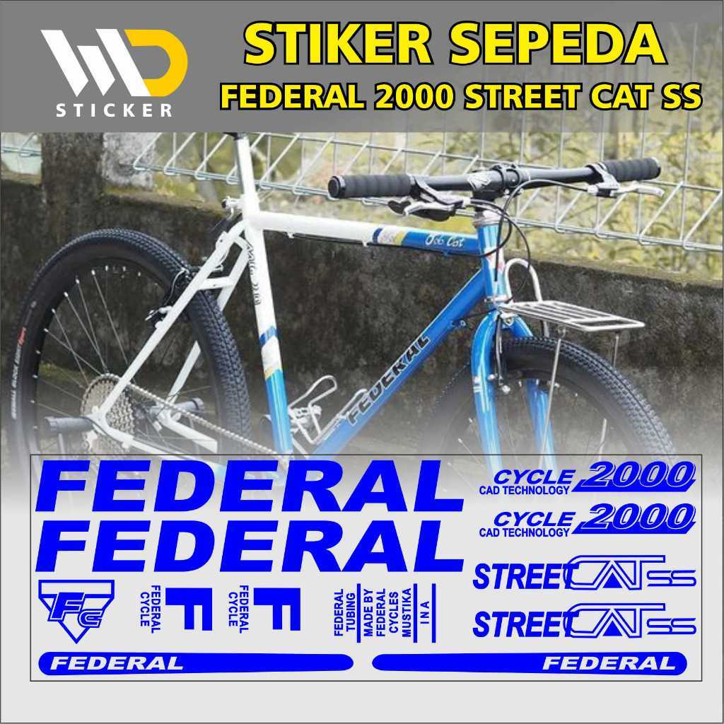 stiker sepeda federal street cat ss 2000